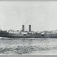 BOSTON STEAMSHIP VINTAGE REAL PHOTO POSTCARD RPPC