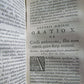 1651 POETRY Orationes Quarum by A.Aemilius ANTIQUE VELLUM BOUND 17th CENTURY