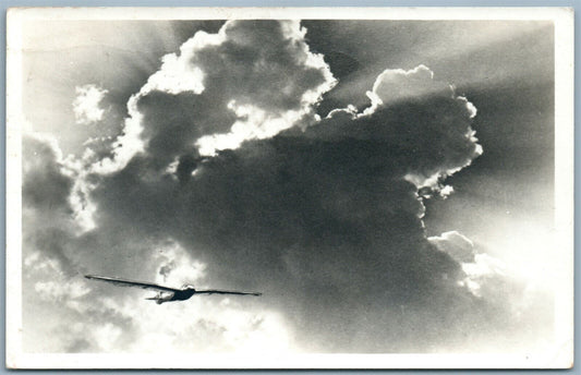 ELMIRA NY 1941 VINTAGE COLLAGE POSTCARD REAL PHOTO RPPC NATIONAL SOARING CONTEST