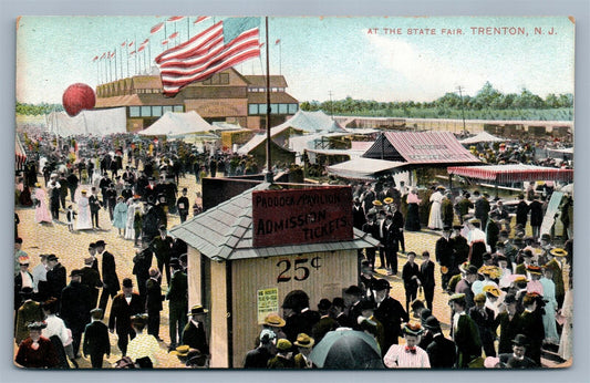 TRENTON NJ STATE FAIR ANTIQUE POSTCARD
