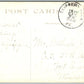SLIPPERY ROCK PA STATE NORMAL SCHOOL GYMNASIUM 1910 ANTIQUE POSTCARD CORK CANCEL