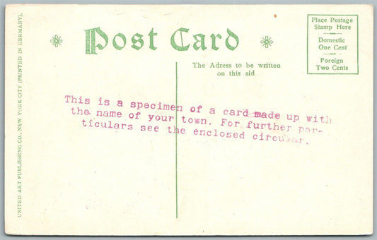 GRANVILLE PA POST CARD MAKER WHOLESALE ADVERTISING ANTIQUE POSTCARD