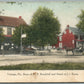 VINTAGE PA STORE OF BRACKBILL & HOTEL OF KURTZ ANTIQUE POSTCARD