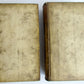 1724 2 VOLUMES Commentary on Isaiah by C.Vitringa antique FOLIOS VELLUM w/ MAP