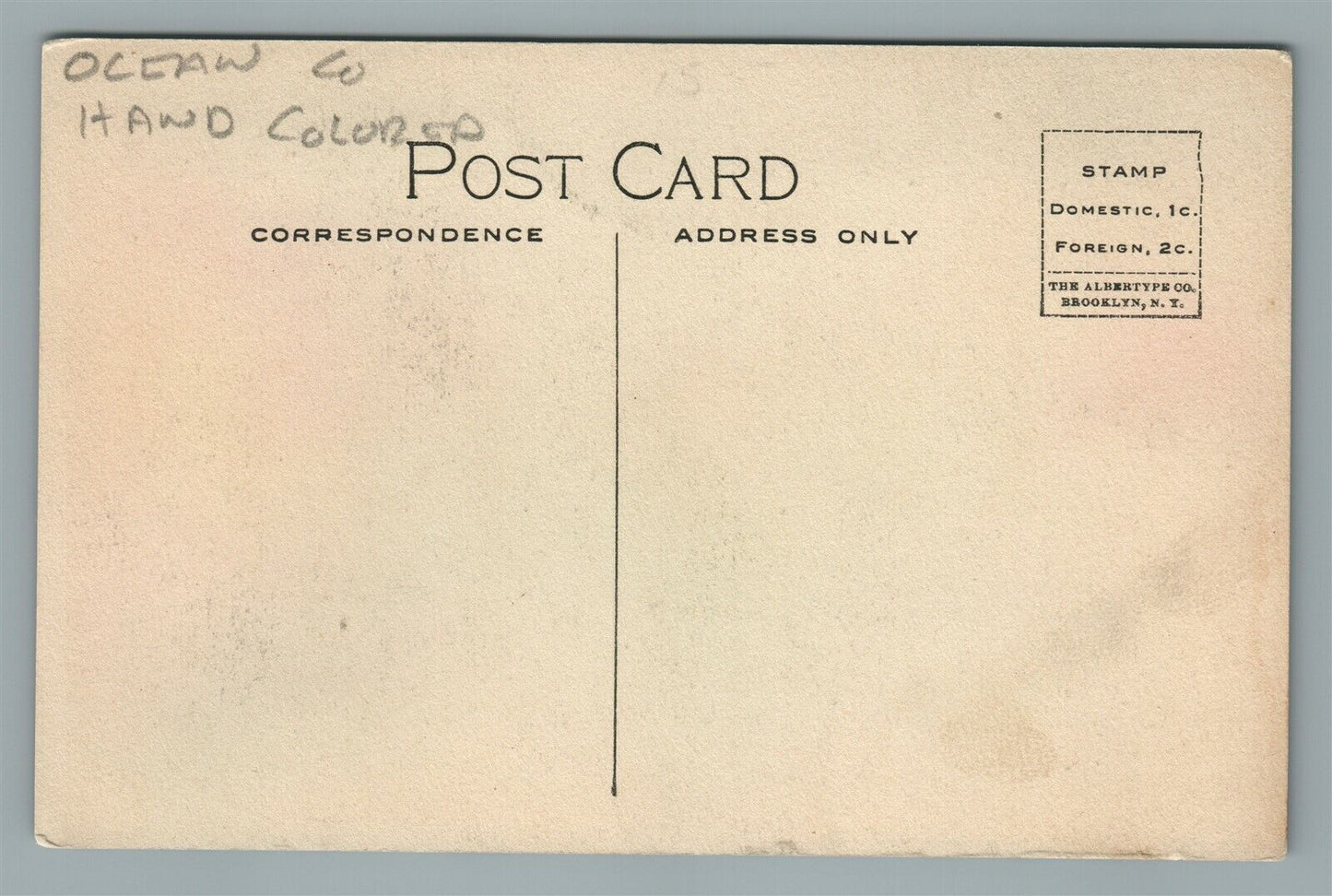 LAKEWOOD NJ PINE COVE ANTIQUE POSTCARD