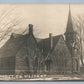 WILSON NY METHODIST CHURCH ANTIQUE REAL PHOTO POSTCARD RPPC w/ CORK CANCEL