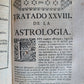 1727 MATHEMATICS in SPANISH Compendio mathematico antique ASTROLOGIA GNOMONICA