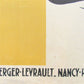 1950s LARGE FRENCH POSTER vintage RADIO ADVERTISING 47 by 62.5"