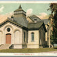 RAHWAY NJ PUBLIC LIBRARY UNDIVIDED ANTIQUE POSTCARD