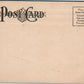 EASTON PA FIRST NATIONAL BANK ADVERTISING w/ 1910 CALENDAR ANTIQUE POSTCARD