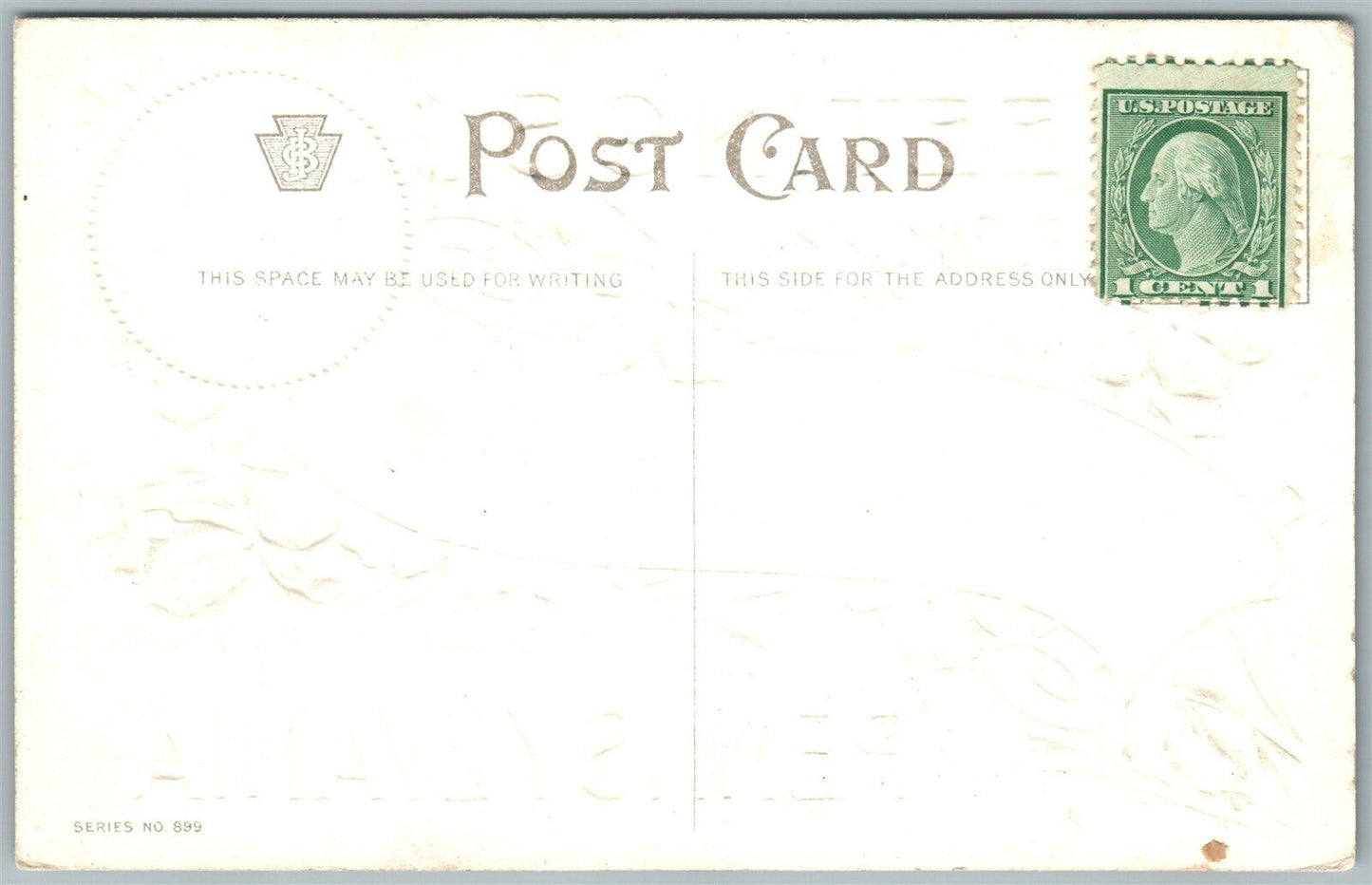 HAMLIN PA GREETINGS ANTIQUE POSTCARD