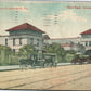 JACKSONVILLE FL UNION DEPOT RAILROAD RAILWAY STATION ANTIQUE POSTCARD