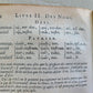 1655 GREEK LANGUAGE STUDY BOOK FRENCH TEXTBOOK antique vellum binding RARE