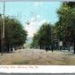 MAHANOY CITY PA CENTRE STREET UNDIVIDED ANTIQUE POSTCARD