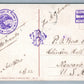 WARSAW POLAND ANTIQUE POSTCARD WARSZAWA PALAC ZACHETY SZTUK PIEKNYCH w/ STAMPS