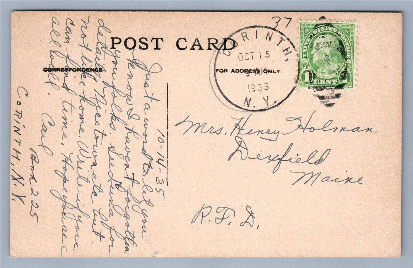 PALMER NY PAPER MILL CO. VINTAGE POSTCARD