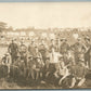 WWI ERA MILITARY CAMP ANTIQUE REAL PHOTO POSTCARD RPPC