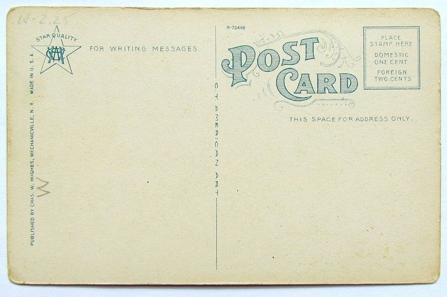 ANTIQUE POSTCARD FINCH PRUYN PAPER CO. GLENS FALLS N.Y.