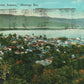 JAMAICA MONTEGO BAY 1927 ANTIQUE POSTCARD w/ STAMPS