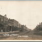 SABETHA KS MAIN STREET ANTIQUE REAL PHOTO POSTCARD RPPC