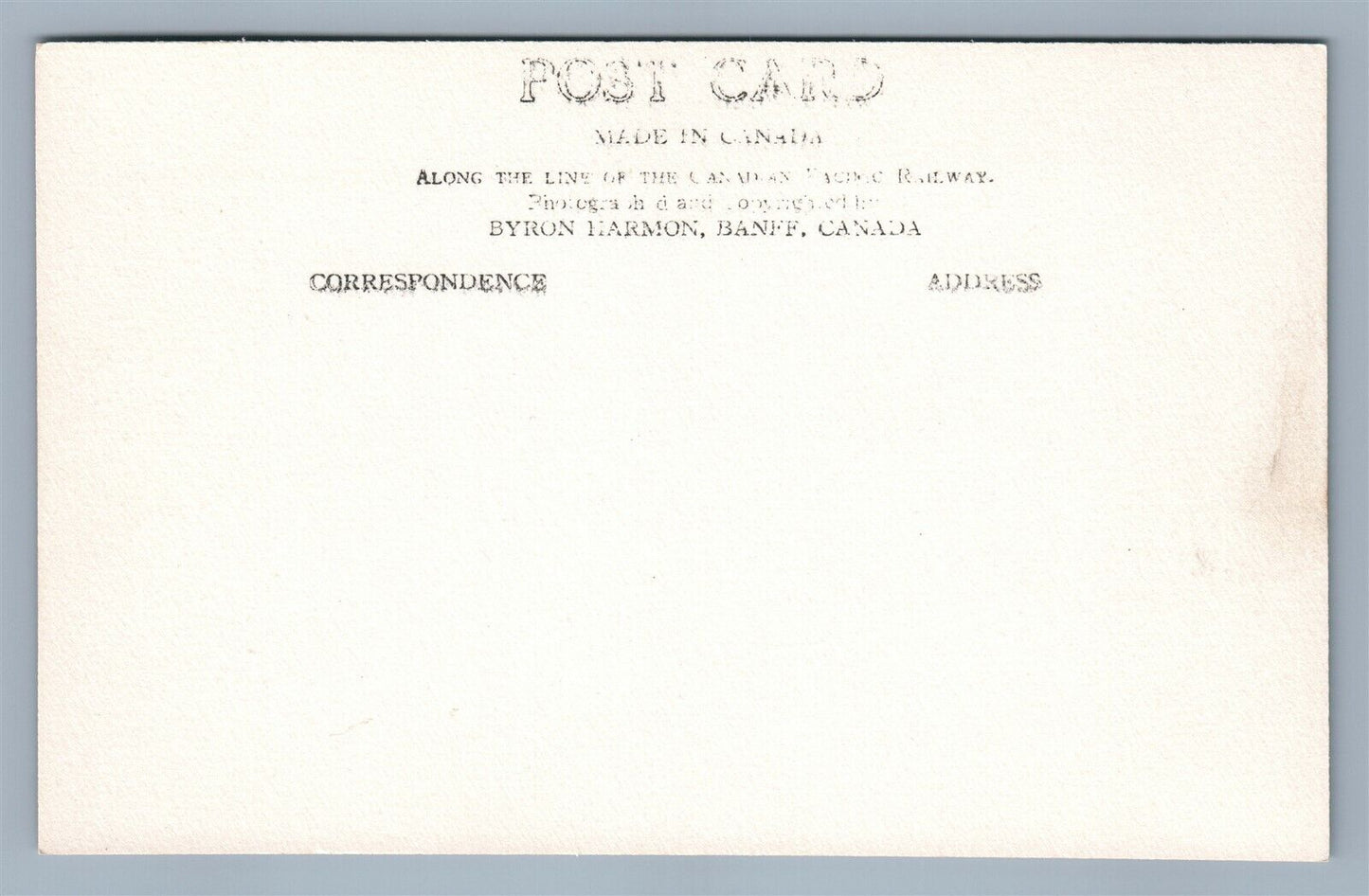 BANFF AVENUE ALBERTA CANADA VINTAGE REAL PHOTO POSTCARD RPPC