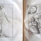 1717 2 VOLUMES ANATOMY ILLUSTRATED CORPORIS HUMANI ANATOMIAE antique in LATIN