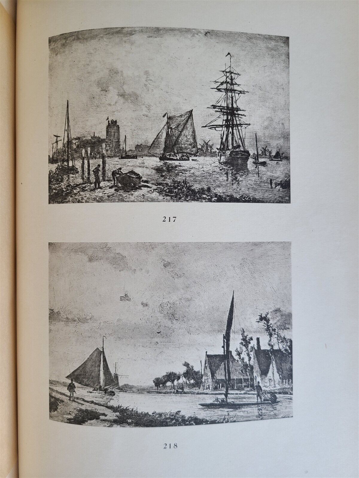 1912 ART COLLECTION of HENRI ROUART CATALOG antique 2 VOLUMES illustrated FOLIO