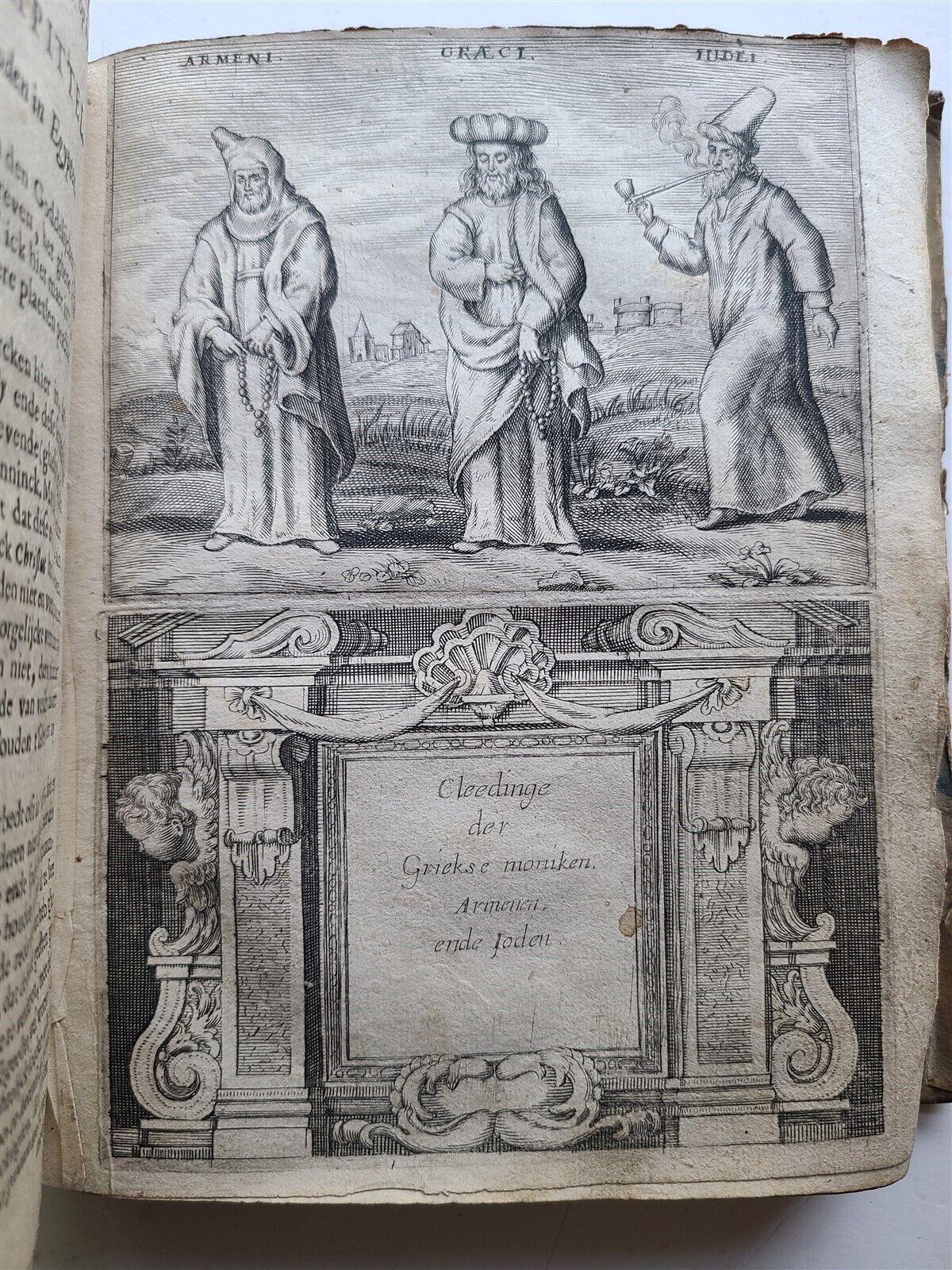 1673 HOLY LAND VOYAGE by Anthonius Gonsales ANTIQUE in Dutch ILLUSTRATED rare