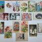 lot of 17 ANTIQUE POSTCARDS & RPPC 3 FEMALES