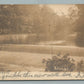 BUTLER NJ WATERFALL ANTIQUE REAL PHOTO POSTCARD RPPC
