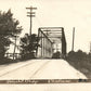 CHRISTIANA PA OVERSHOT BRIDGE ANTIQUE REAL PHOTO POSTCARD RPPC