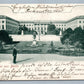 BERLIN GERMANY UNIVERSITY 1902 ANTIQUE POSTCARD w/ STAMP