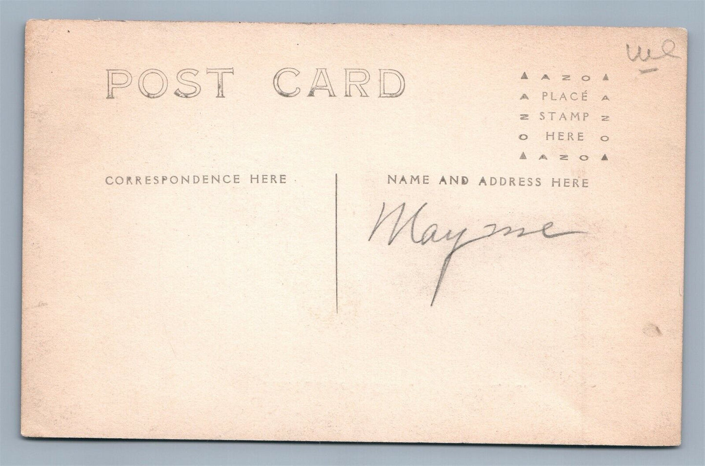 WARREN PA PRESBYTERIAN CHURCH ANTIQUE REAL PHOTO POSTCARD RPPC