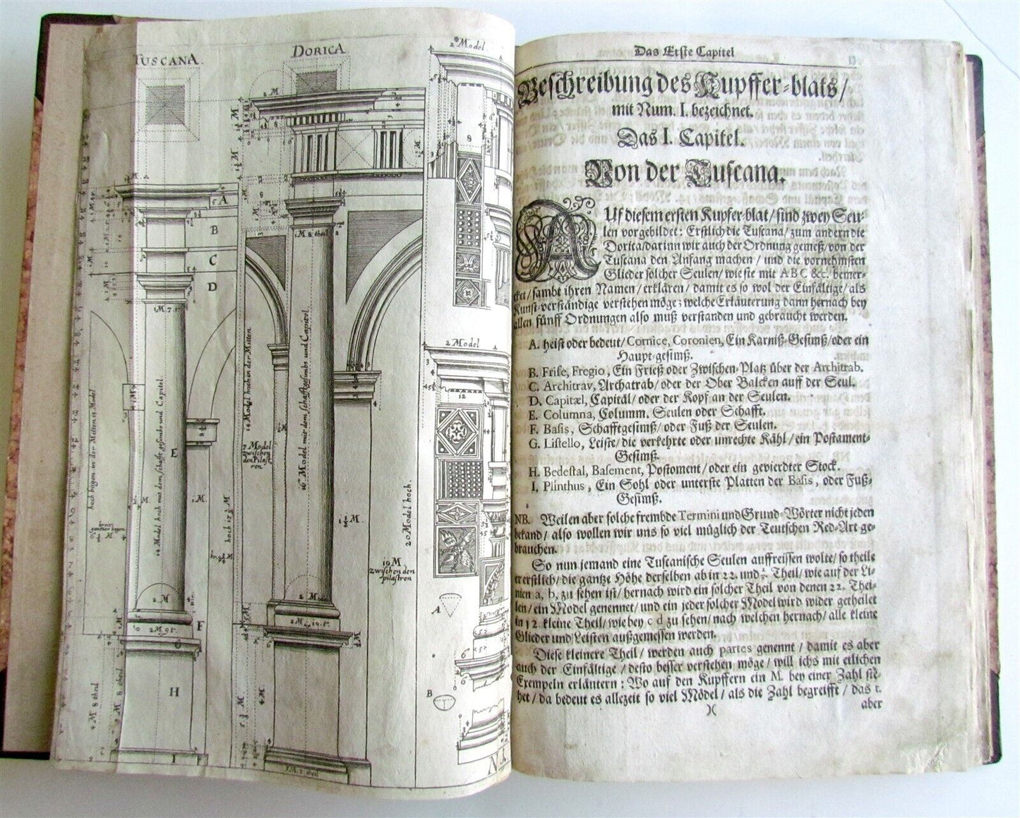 1672 ARCHITECTURE Georg Caspar ERASMUS antique ILLUSTRATED Seulen-Buch GERMAN