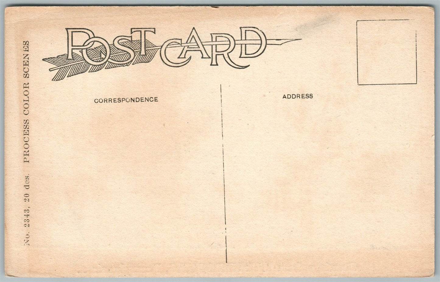 LUTHERSBURG PA GREETINGS ANTIQUE POSTCARD