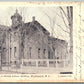 WASHINGTON NJ PUBLIC SCHOOL UNDIVIDED ANTIQUE POSTCARD