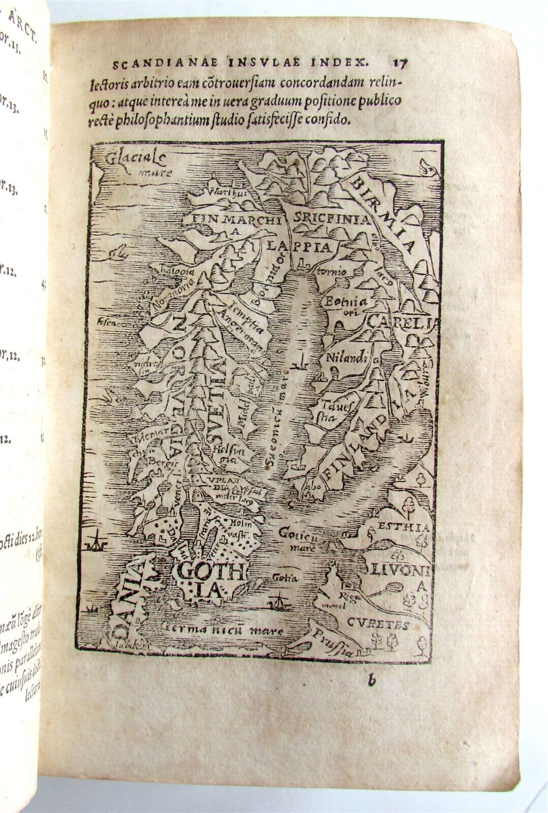 1558 SCANDINAVIA SWEDEN ILLUSTRATED HISTORY Gothorum Sveonumque historia antique