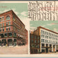 MANCHESTER NH BUSINESS BLOCKS ANTIQUE POSTCARD