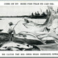 EXAGGERATED FISHING VINTAGE POSTCARD DUBUQUE IOWA