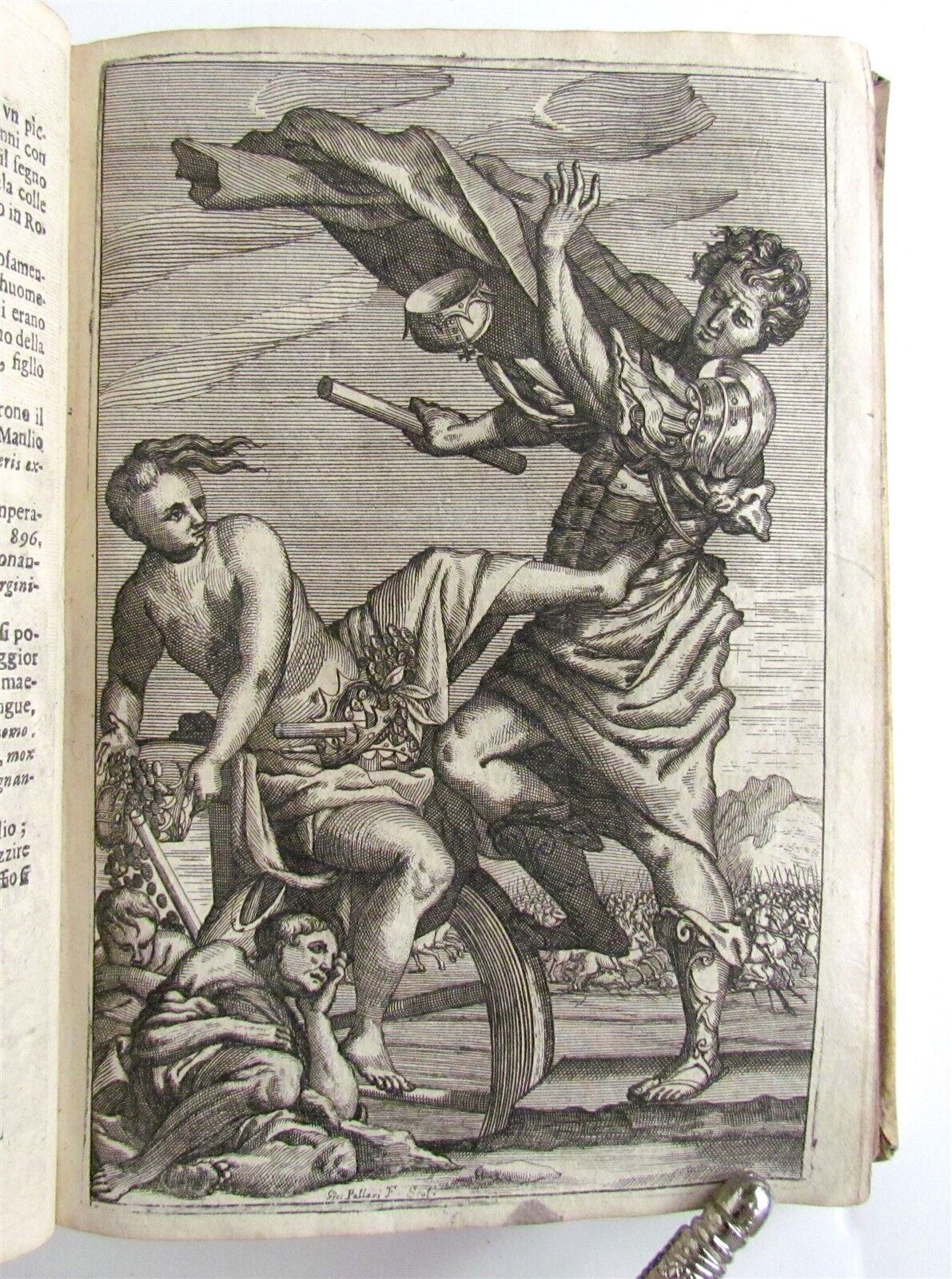 1700 Aquila romana overo monarchia ... da Carlo Magno antique ILLUSTRATED vellum