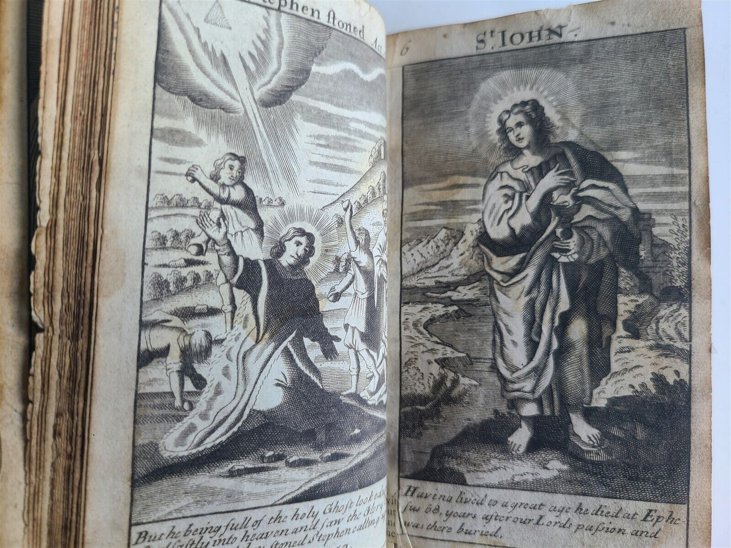 1705 BOOK OF COMMON PRAYER & PSALTER ENGLISH Oxford ANTIQUE ILLUSTRATED