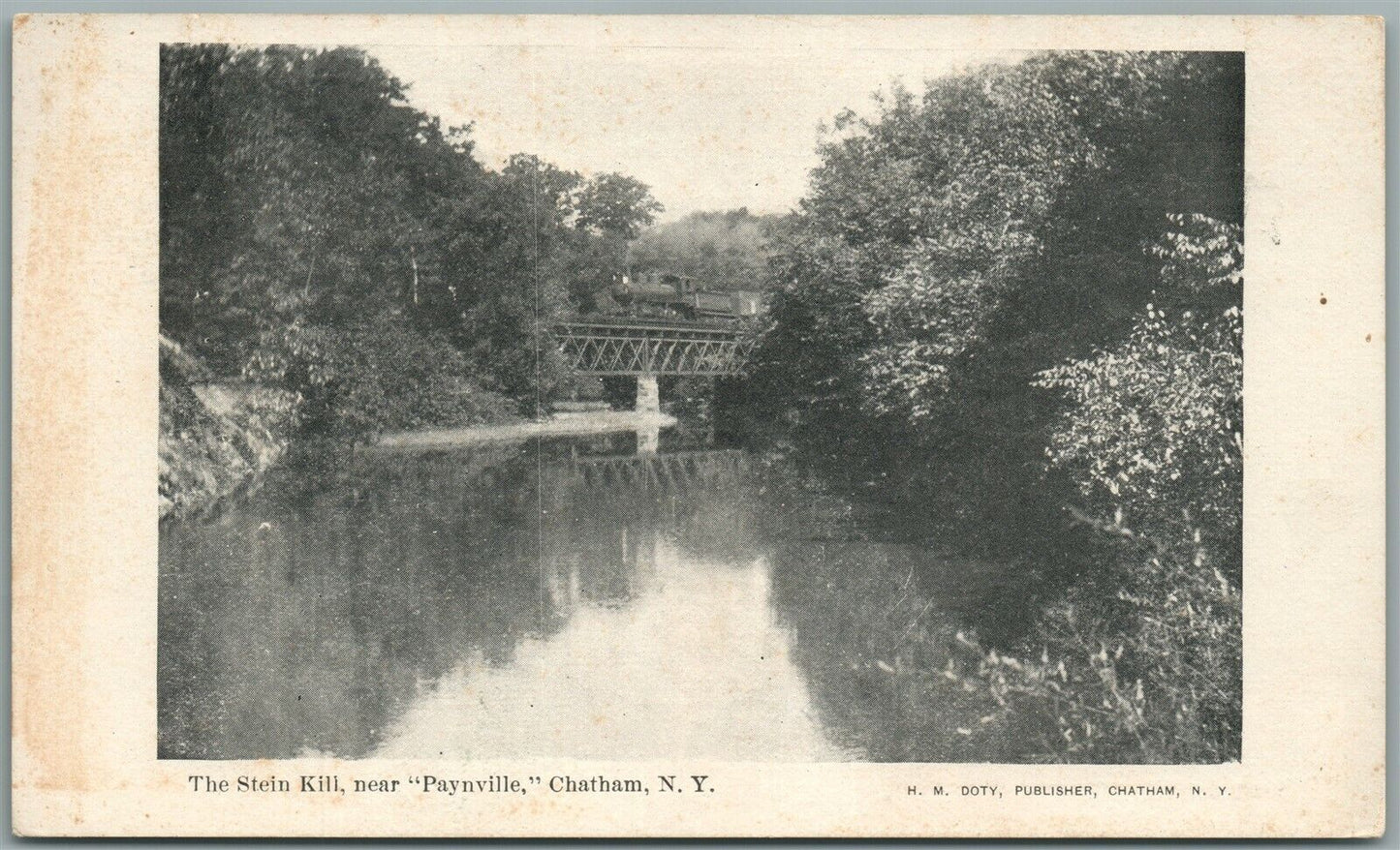 CHATHAM NY STEIN KILL near PAYNVILLE ANTIQUE POSTCARD