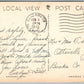 ELIZABETH NJ NEWARK AVENUE UNDIVIDED ANTIQUE POSTCARD