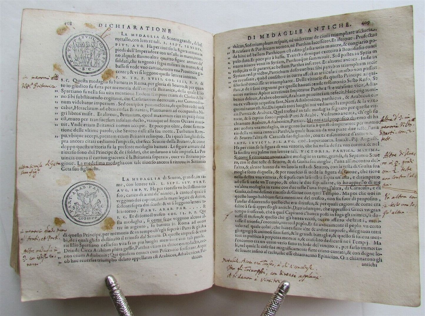 1584 NUMISMATICS ILLUSTRATED DISCORSO DI M.SEBASTIANO ERIZZO antique VELLUM