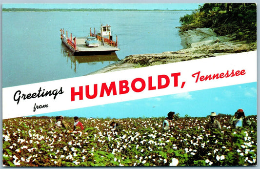 HUMBOLDT TN GREETINGS VINTAGE POSTCARD