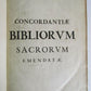 1642 BIBLE CONCORDANCE PLANTIN PRESS antique FOLIO Concordantiae Bibliorum