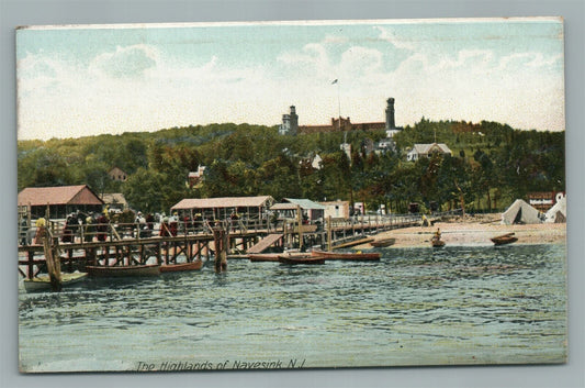 HIGHLANDS OF NAVESINK NJ ANTIQUE POSTCARD