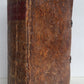 1831 HYMNS BOOK in GERMAN LEATHER BOUND w/ CLASPS antique AMERICANA Philadelphia