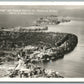 HENDERSON HARBOR NY SHOWSHOE POINT VINTAGE REAL PHOTO POSTCARD RPPC