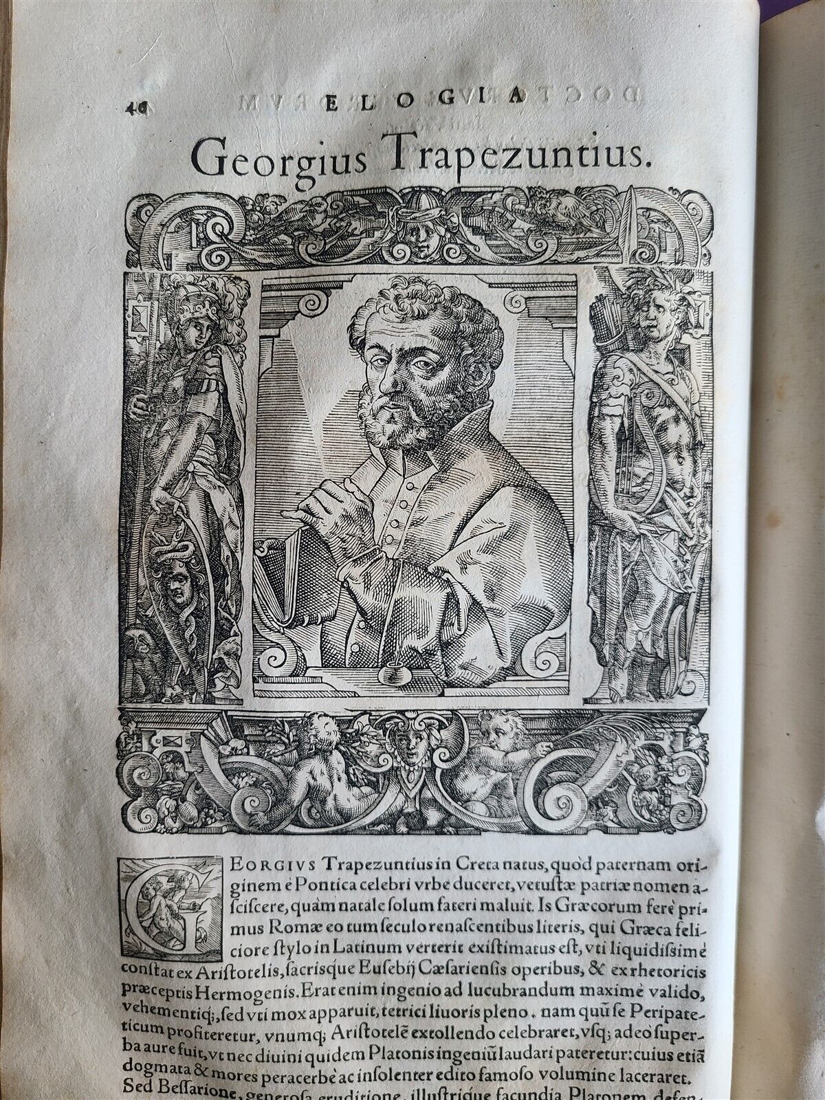 1577 ELOGIA VIRORUM LITERIS ILLUSTRIUM 63 ENGRAVINGS by Tobias Stimmer antique